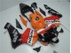 Custom 2003-2004 Orange Red Black Repsol Honda CBR600RR Motor Bike Fairings