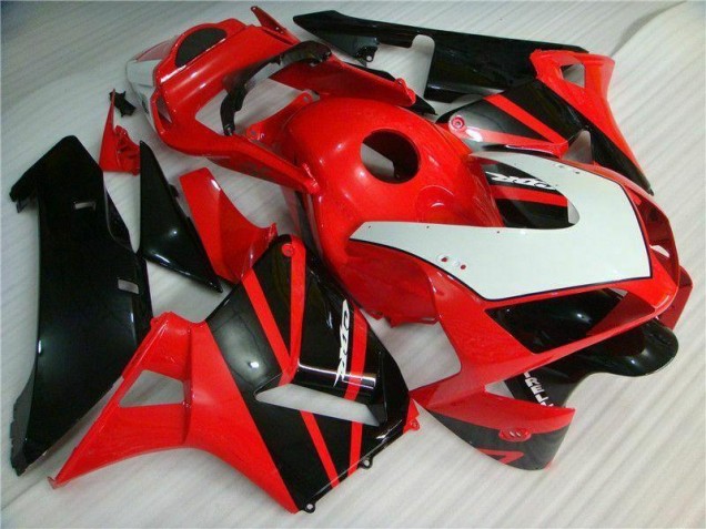 Custom 2003-2004 Red Honda CBR600RR Motorbike Fairing