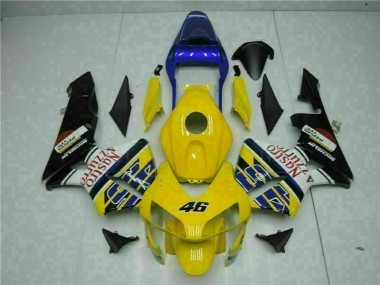 Custom 2003-2004 Yellow Honda CBR600RR Motorcyle Fairings