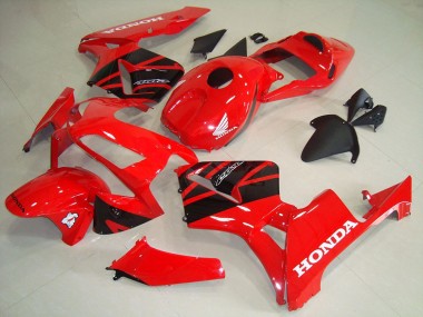 Custom 2003-2004 Red Honda CBR600RR Motor Fairings