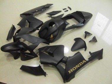 Aftermarket 2003-2004 Matte Black Gold Honda CBR600RR Motorbike Fairings