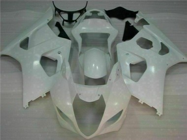 Custom 2003-2004 White Suzuki GSXR 1000 Motorbike Fairings & Bodywork