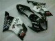 Custom 2003-2004 White Black Suzuki GSXR 1000 Motorbike Fairing