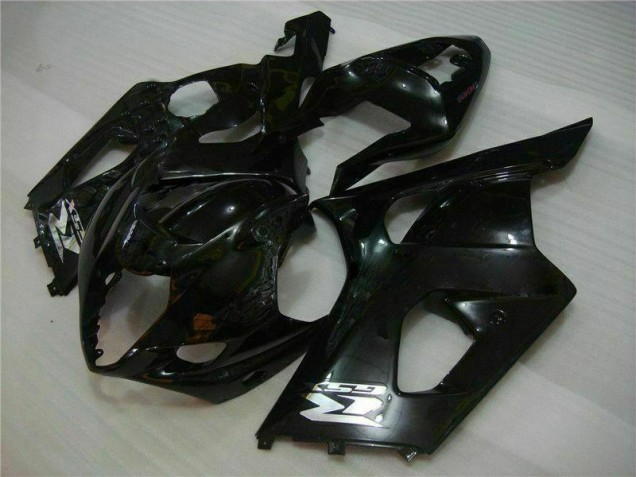 Custom 2003-2004 Black Suzuki GSXR 1000 Bike Fairings