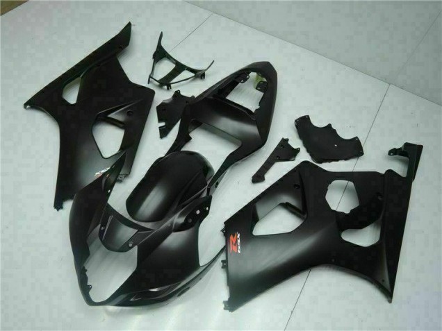 Custom 2003-2004 Black Suzuki GSXR 1000 Motor Bike Fairings