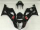 Custom 2003-2004 Glossy Black Suzuki GSXR 1000 Motor Fairings