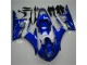 Aftermarket 2003-2005 Blue White Yamaha YZF R6 Replacement Fairings
