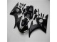 Aftermarket 2003-2005 Glossy Matte Black Yamaha YZF R6 Motor Fairings