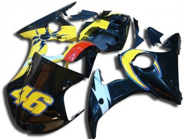 Aftermarket 2003-2005 Number 46 Yamaha YZF R6 Bike Fairing Kit