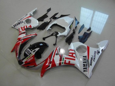 Custom 2003-2005 Red Fiat Yamaha YZF R6 Motorbike Fairing