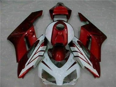 Aftermarket 2004-2005 White Red Honda CBR1000RR Bike Fairing Kit