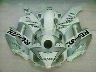 Aftermarket 2004-2005 White Silver Repsol Honda CBR1000RR Motorcyle Fairings