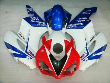 Custom 2004-2005 Red Blue White Honda CBR1000RR Motorbike Fairing