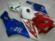 Custom 2004-2005 Red Blue Honda CBR1000RR Bike Fairing