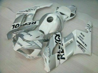 Custom 2004-2005 Silver White Repsol Honda CBR1000RR Motor Fairings