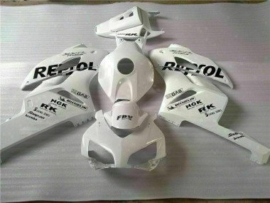 Custom 2004-2005 White Black Repsol Honda CBR1000RR Motorcycle Fairing Kit