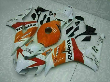 Custom 2004-2005 Orange White Repsol Honda CBR1000RR Motorbike Fairing