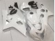 Custom 2004-2005 Glossy White Suzuki GSXR 600/750 Moto Fairings