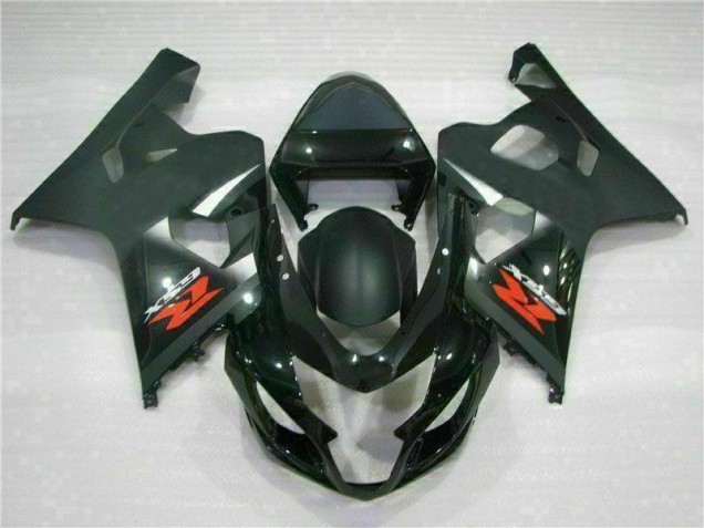 Aftermarket 2004-2005 Black Suzuki GSXR 600/750 Motorbike Fairings