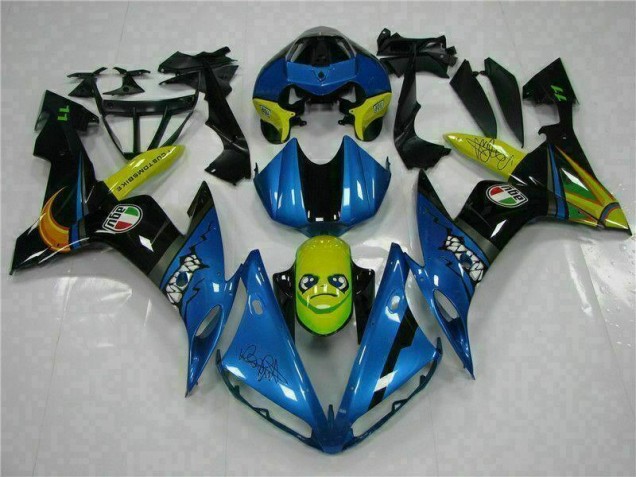 Aftermarket 2004-2006 Blue Yamaha YZF R1 Motorcycle Replacement Fairings