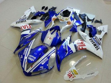 Aftermarket 2004-2006 Blue White Red Yamaha YZF R1 Motorcycle Fairings Kits