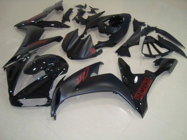 Custom 2004-2006 Matte Black Red Yamaha YZF R1 Replacement Fairings