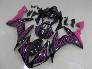 Aftermarket 2004-2006 Pink Flame Yamaha YZF R1 Motorcylce Fairings