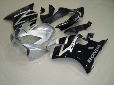 Aftermarket 2004-2007 Black Silver Honda CBR600 F4i Motorcycle Fairing Kits