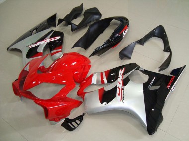 Aftermarket 2004-2007 Black Red Silver Honda CBR600 F4i Motorbike Fairing