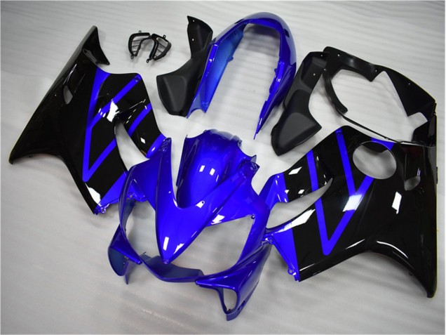 Custom 2004-2007 Blue Black Honda CBR600 F4i Motorbike Fairing