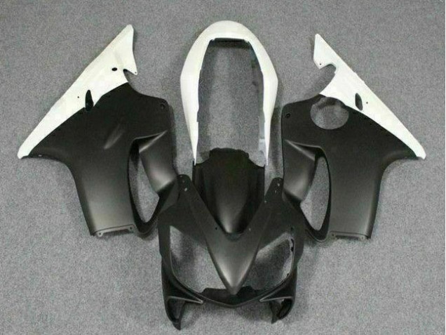 Custom 2004-2007 White Black Honda CBR600 F4i Replacement Motorcycle Fairings