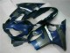 Custom 2004-2007 Blue Silver Honda CBR600 F4i Motorcycle Fairings Kit