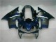 Custom 2004-2007 Blue Silver Honda CBR600 F4i Motorcycle Fairings Kit