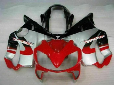 Aftermarket 2004-2007 Red Silver Honda CBR600 F4i Motorcycle Fairing