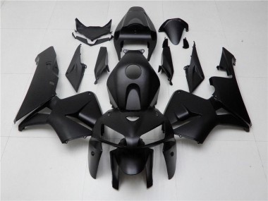 Aftermarket 2005-2006 Matte Black Honda CBR600RR Motorcycle Fairing Kits & Bodywork