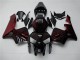 Aftermarket 2005-2006 Red Flame Black Honda CBR600RR Bike Fairings