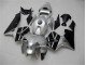 Custom 2005-2006 Silver Black Honda CBR600RR Motor Bike Fairings