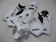 Custom 2005-2006 Glossy White Honda CBR600RR Replacement Motorcycle Fairings