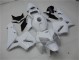 Custom 2005-2006 Glossy White Honda CBR600RR Replacement Motorcycle Fairings