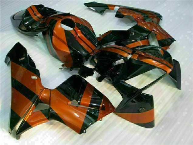 Custom 2005-2006 Black Red Honda CBR600RR Motor Fairings