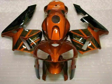 Aftermarket 2005-2006 Orange Black Honda CBR600RR Bike Fairings