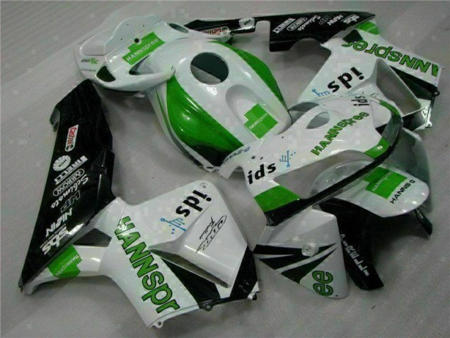 Custom 2005-2006 Green Honda CBR600RR Motor Bike Fairings