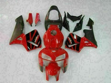 Custom 2005-2006 Red Honda CBR600RR Motorcycle Replacement Fairings