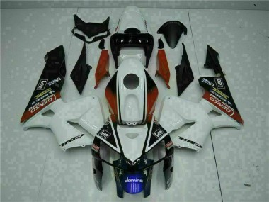 Custom 2005-2006 White Red Black Lee Honda CBR600RR Motorbike Fairing