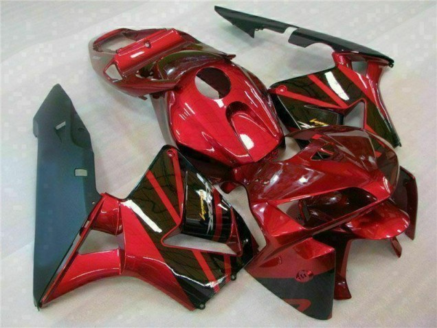 Aftermarket 2005-2006 Red Honda CBR600RR Motorbike Fairing