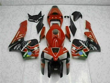 Custom 2005-2006 Red Honda CBR600RR Motorcyle Fairings