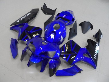 Custom 2005-2006 Blue Black Honda CBR600RR Replacement Motorcycle Fairings