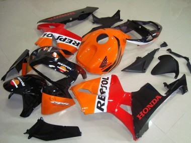 Custom 2005-2006 Repsol Honda CBR600RR Motorcycle Fairings Bodywork