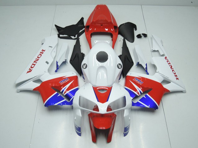 Custom 2005-2006 White HRC Honda CBR600RR Replacement Fairings