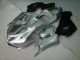 Aftermarket 2005-2006 Silver Black Kawasaki ZX6R Motorcycle Fairing Kit